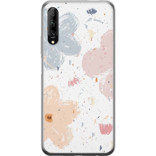 Mobiele hoes voor Huawei P smart Pro 2019 met Bloemen ontwerp