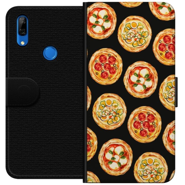 Portemonnee-hoesje voor Huawei P Smart Z met Pizza ontwerp
