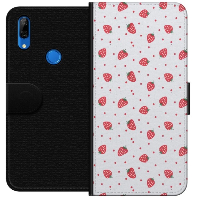 Portemonnee-hoesje voor Huawei P Smart Z met Aardbeien ontwerp