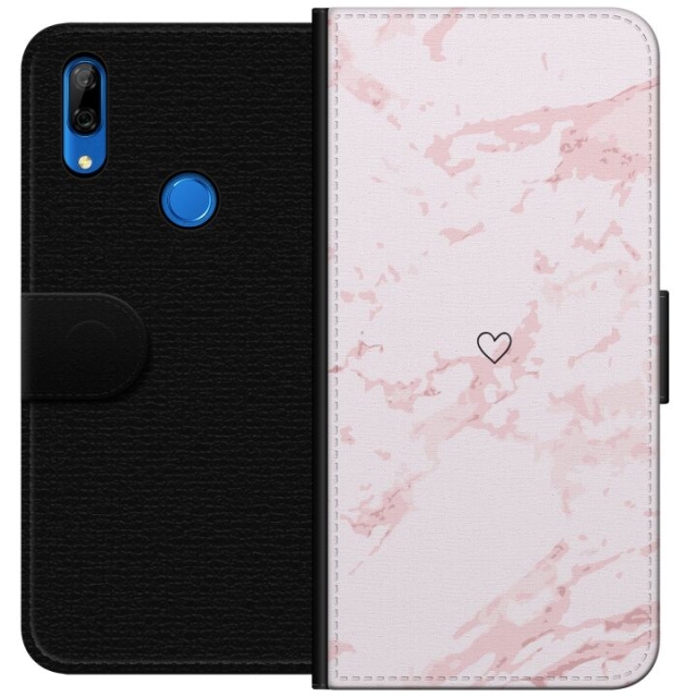 Portemonnee-hoesje voor Huawei P Smart Z met Roze Hart ontwerp