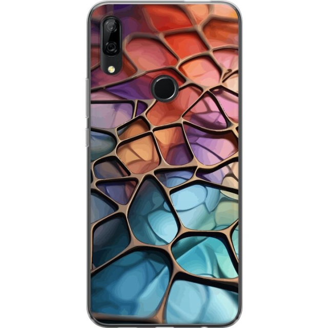 Mobiele hoes voor Huawei P Smart Z met Metallic patroon ontwerp