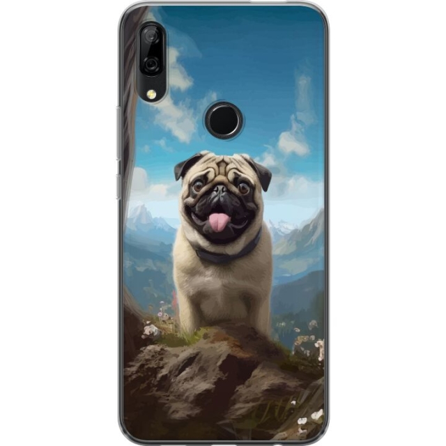 Mobiele hoes voor Huawei P Smart Z met Blije Hond ontwerp