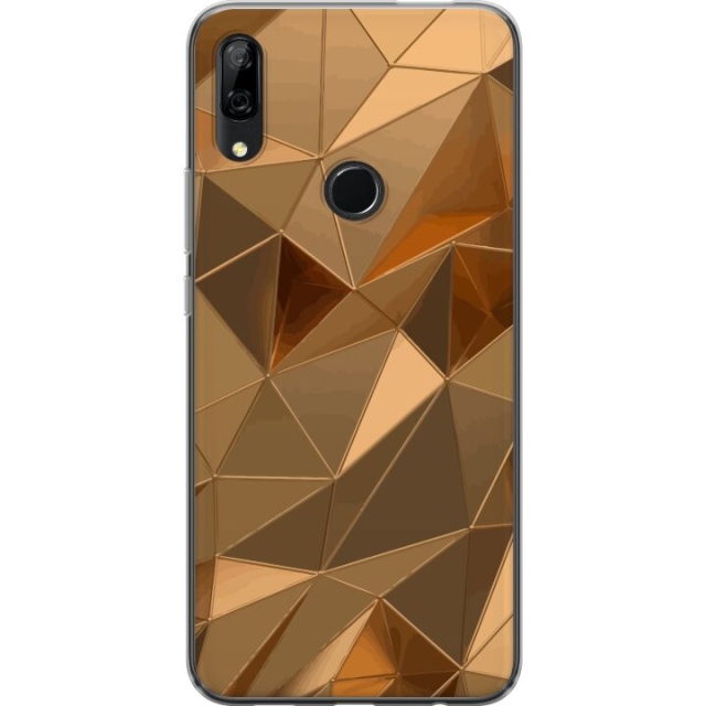 Mobiele hoes voor Huawei P Smart Z met 3D Goud ontwerp