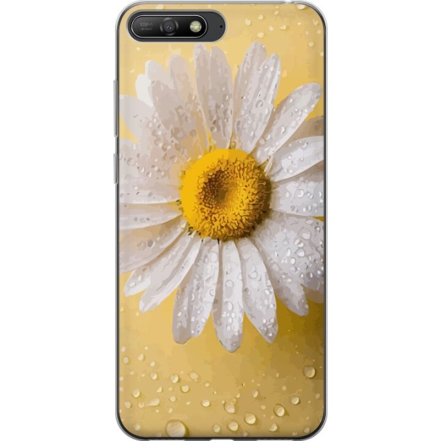Mobiele hoes voor Huawei Y6 (2018) met Porseleinbloem ontwerp