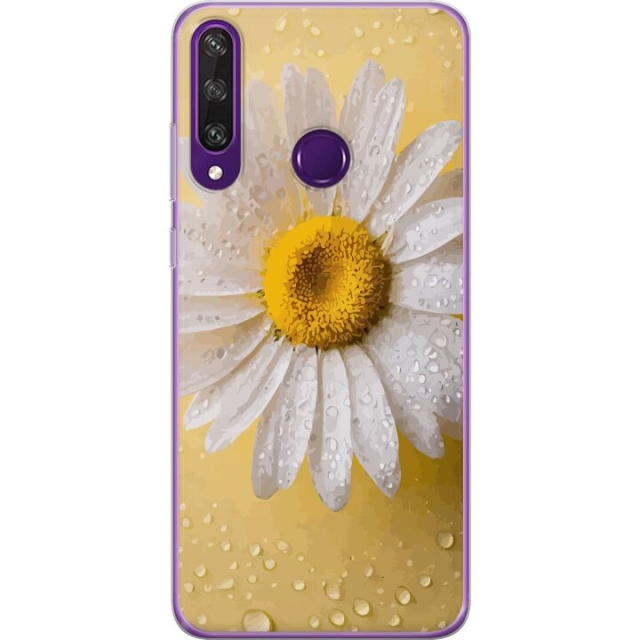 Mobiele hoes voor Huawei Y6p met Porseleinbloem ontwerp