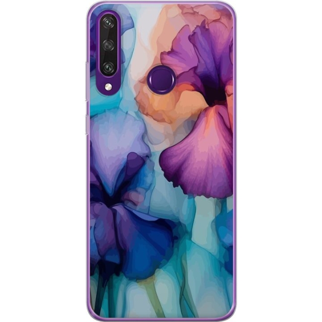 Mobiele hoes voor Huawei Y6p met Magische bloemen ontwerp