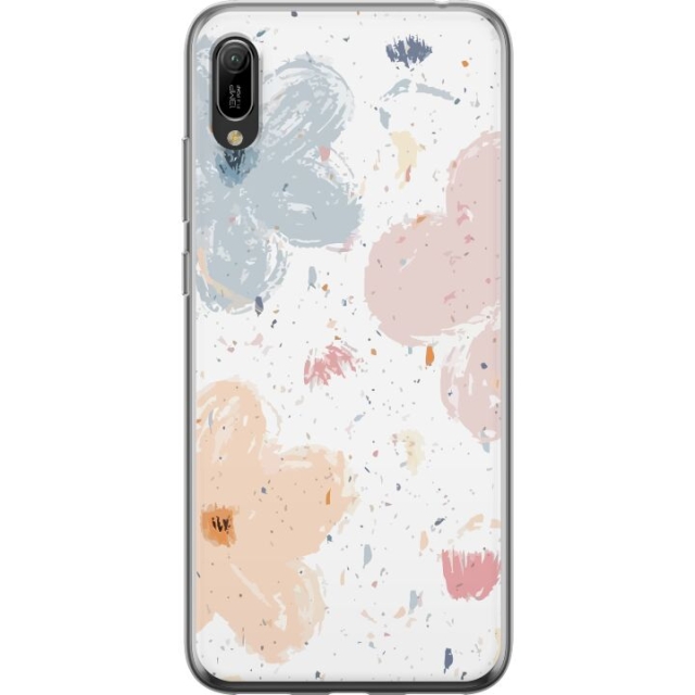 Mobiele hoes voor Huawei Y6 Pro (2019) met Bloemen ontwerp