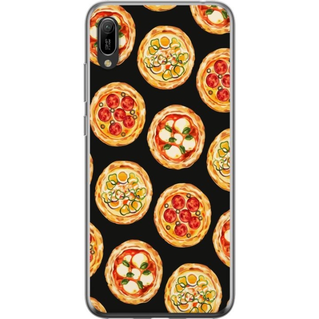 Mobiele hoes voor Huawei Y6 Pro (2019) met Pizza ontwerp