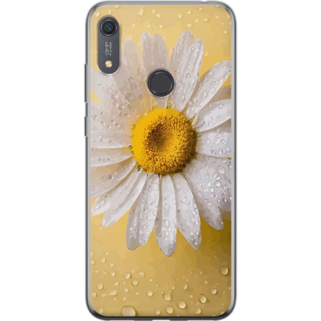 Mobiele hoes voor Huawei Y6s (2019) met Porseleinbloem ontwerp