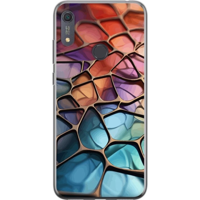 Mobiele hoes voor Huawei Y6s (2019) met Metallic patroon ontwerp