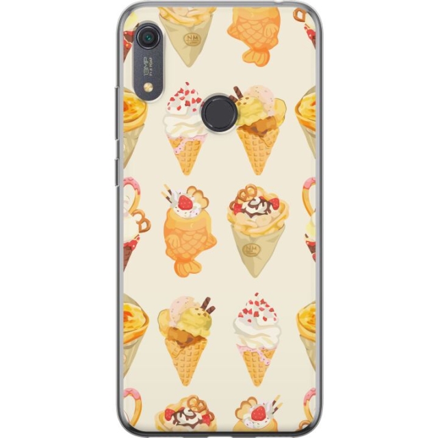 Mobiele hoes voor Huawei Y6s (2019) met Glasachtig ontwerp