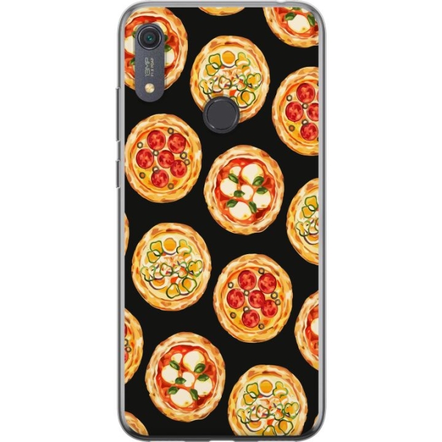 Mobiele hoes voor Huawei Y6s (2019) met Pizza ontwerp
