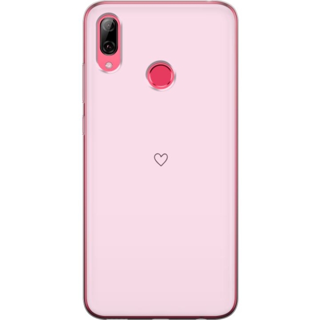 Mobiele hoes voor Huawei Y7 (2019) met Hart ontwerp