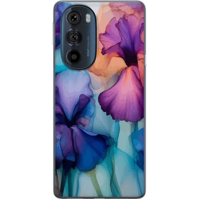 Mobiele hoes voor Motorola Edge 30 Pro met Magische bloemen ontwerp