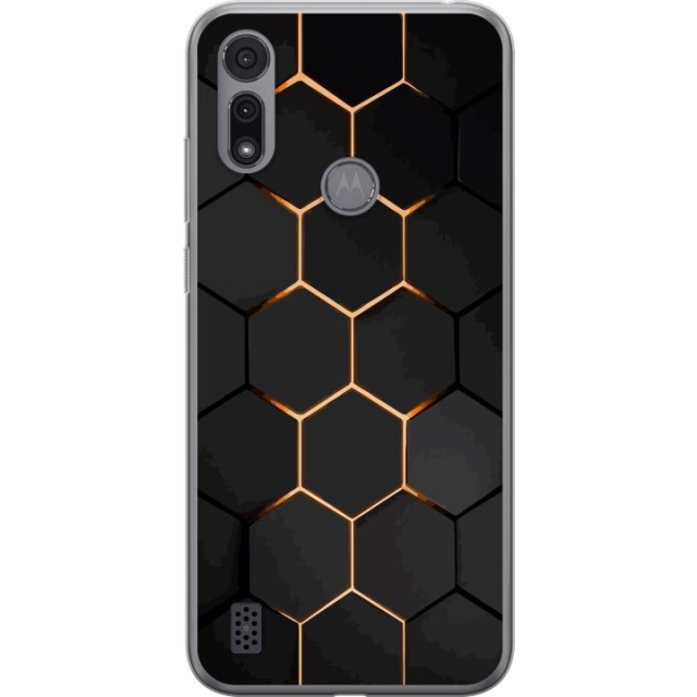 Mobiele hoes voor Motorola Moto E6i met Luxe Patroon ontwerp