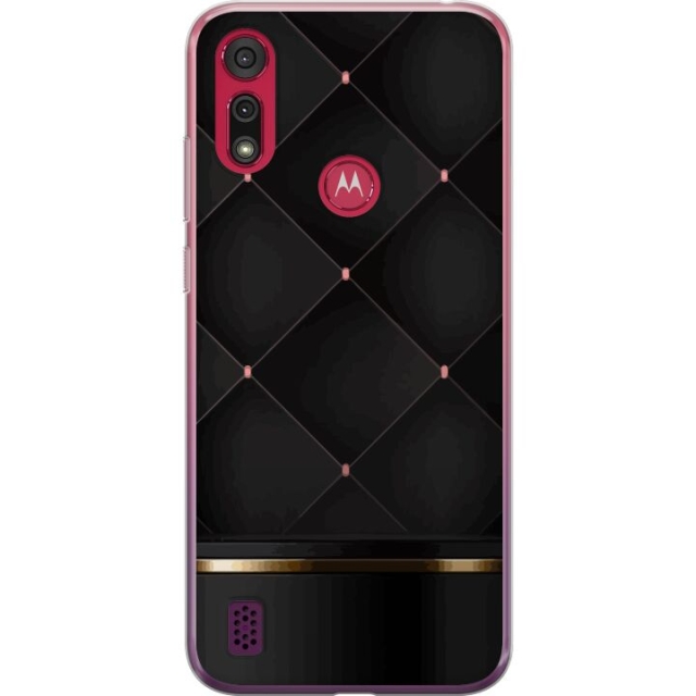 Mobiele hoes voor Motorola Moto E6s (2020) met Luxe lijn ontwerp