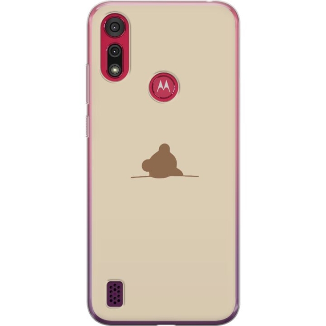 Mobiele hoes voor Motorola Moto E6s (2020) met Nalle ontwerp