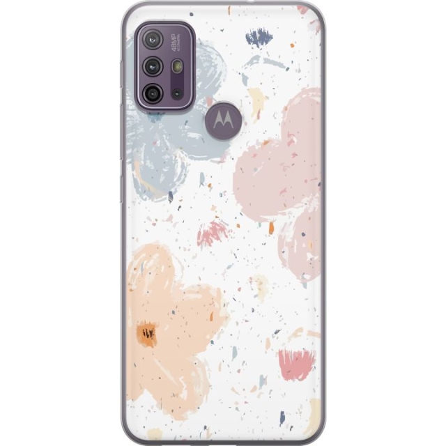 Mobiele hoes voor Motorola Moto G10 met Bloemen ontwerp