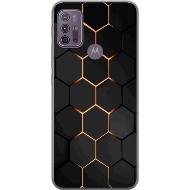 Mobiele hoes voor Motorola Moto G10 met Luxe Patroon ontwerp