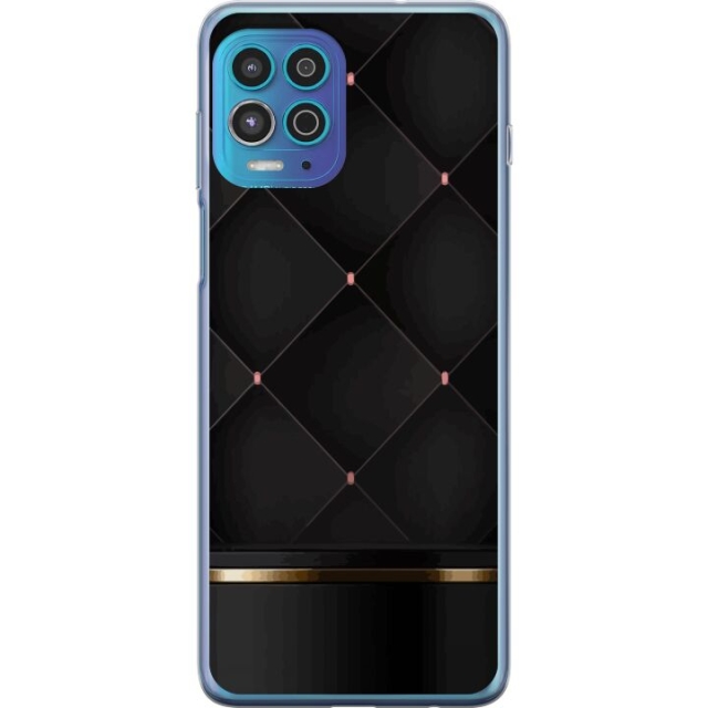 Mobiele hoes voor Motorola Moto G100 met Luxe lijn ontwerp