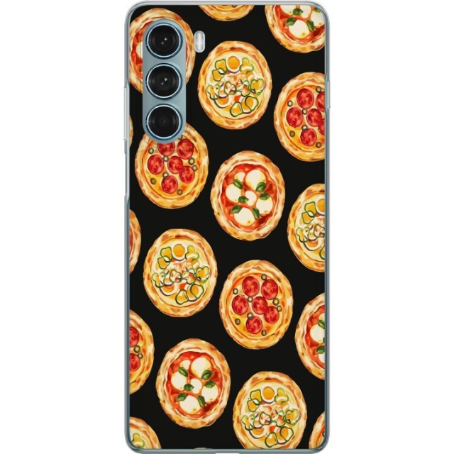 Mobiele hoes voor Motorola Moto G200 5G met Pizza ontwerp