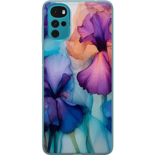 Mobiele hoes voor Motorola Moto G22 met Magische bloemen ontwerp