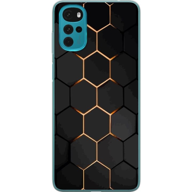 Mobiele hoes voor Motorola Moto G22 met Luxe Patroon ontwerp