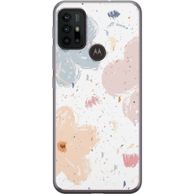 Mobiele hoes voor Motorola Moto G30 met Bloemen ontwerp