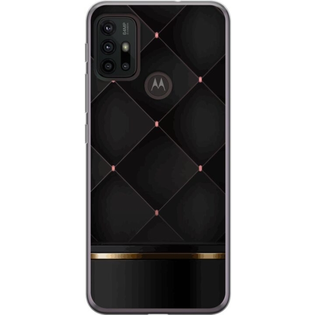 Mobiele hoes voor Motorola Moto G30 met Luxe lijn ontwerp