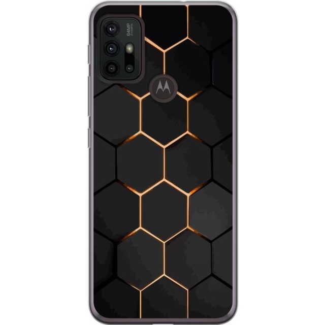 Mobiele hoes voor Motorola Moto G30 met Luxe Patroon ontwerp