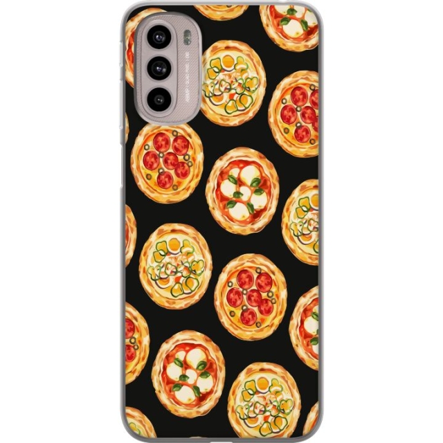 Mobiele hoes voor Motorola Moto G41 met Pizza ontwerp
