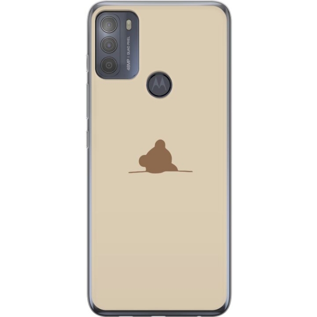 Mobiele hoes voor Motorola Moto G50 met Nalle ontwerp