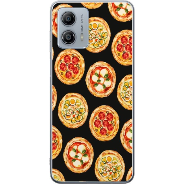 Mobiele hoes voor Motorola Moto G53 met Pizza ontwerp