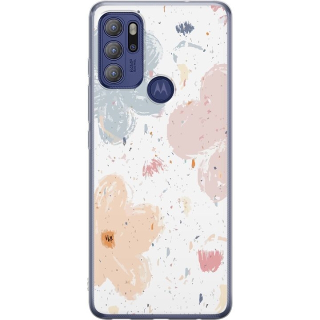 Mobiele hoes voor Motorola Moto G60S met Bloemen ontwerp