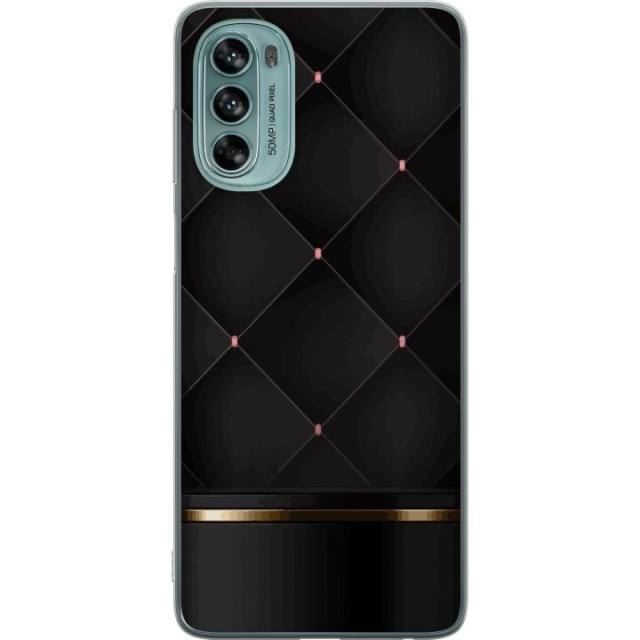 Mobiele hoes voor Motorola Moto G62 5G met Luxe lijn ontwerp