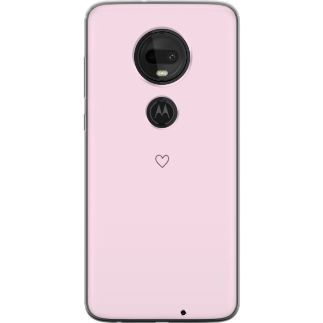 Mobiele hoes voor Motorola Moto G7 met Hart ontwerp