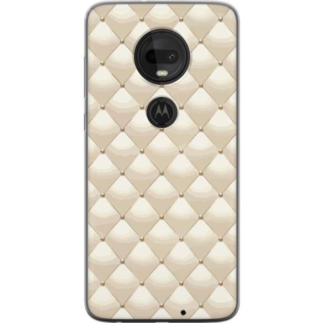 Mobiele hoes voor Motorola Moto G7 met Goudglans ontwerp
