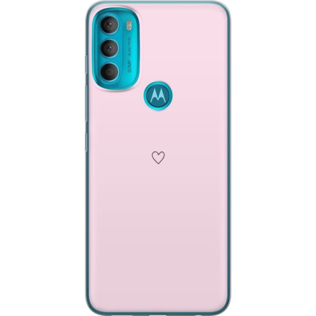 Mobiele hoes voor Motorola Moto G71 5G met Hart ontwerp