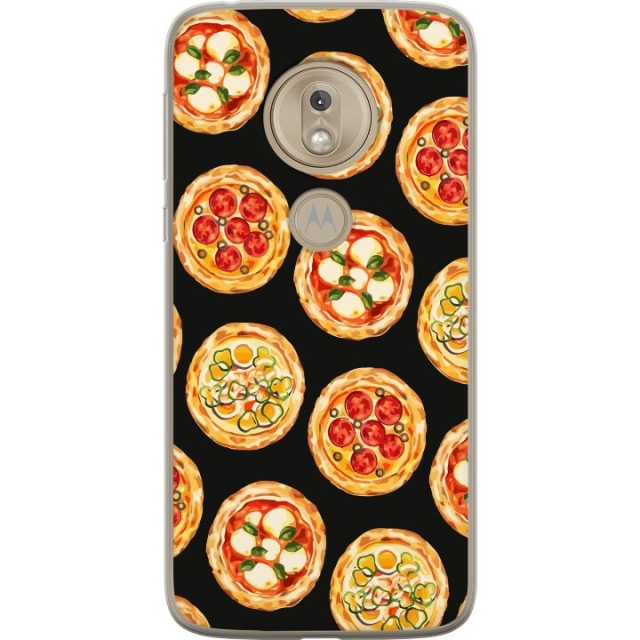 Mobiele hoes voor Motorola Moto G7 Play met Pizza ontwerp