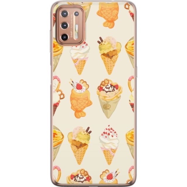 Mobiele hoes voor Motorola Moto G9 Plus met Glasachtig ontwerp