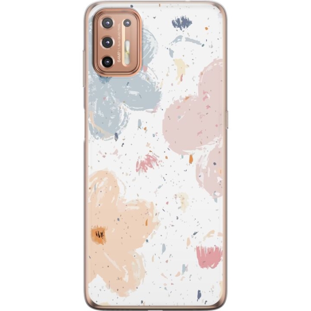 Mobiele hoes voor Motorola Moto G9 Plus met Bloemen ontwerp