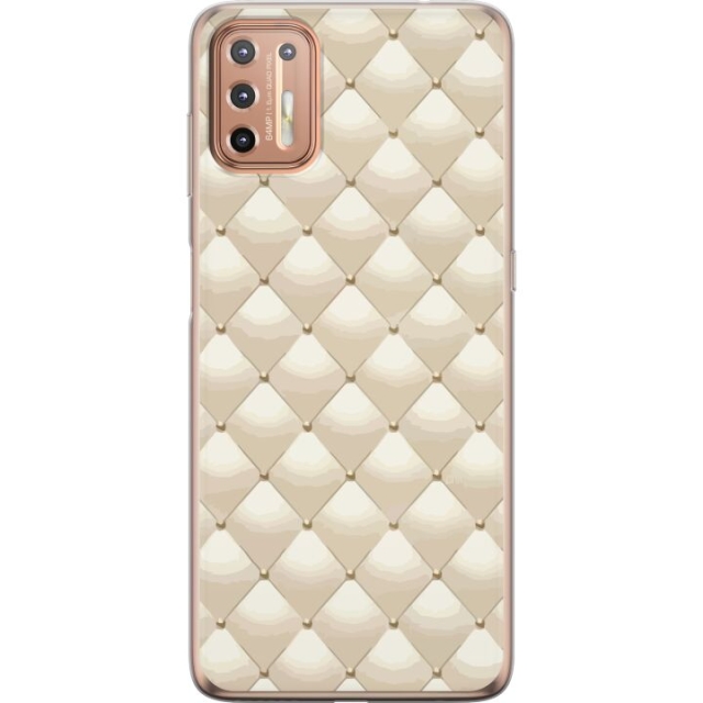 Mobiele hoes voor Motorola Moto G9 Plus met Goudglans ontwerp