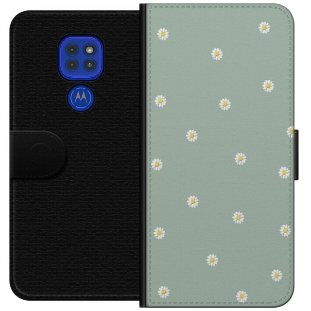 Portemonnee-hoesje voor Motorola Moto G9 Play met Priesterkragen ontwerp