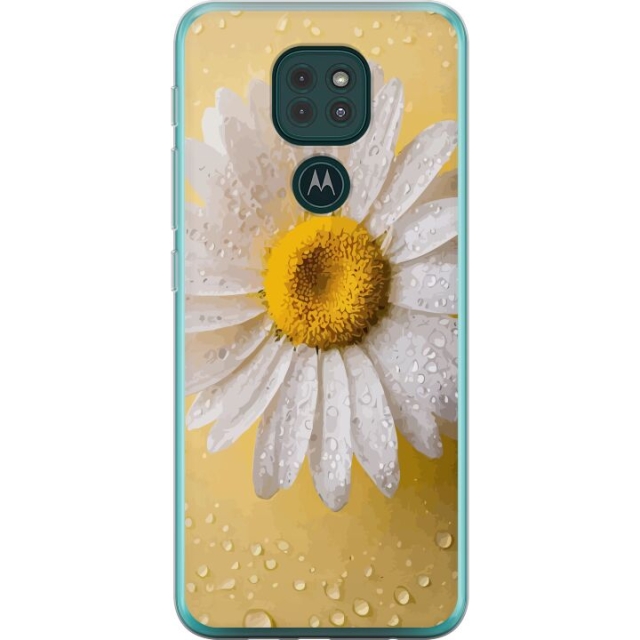 Mobiele hoes voor Motorola Moto G9 Play met Porseleinbloem ontwerp