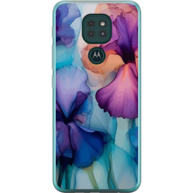 Mobiele hoes voor Motorola Moto G9 Play met Magische bloemen ontwerp