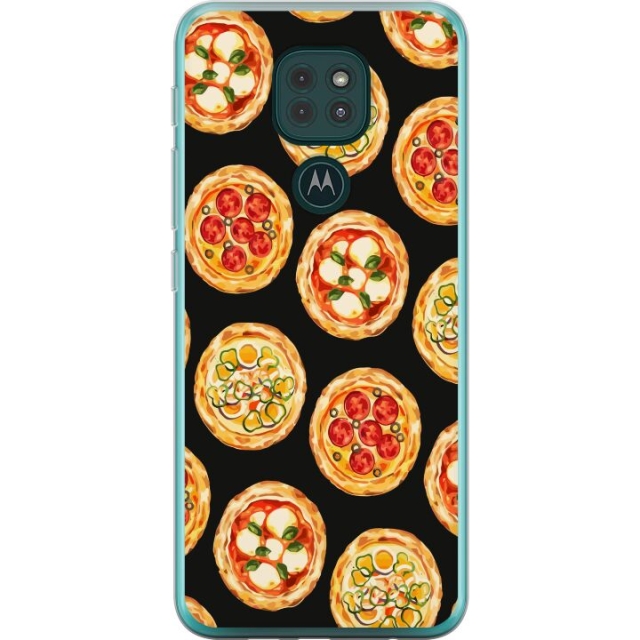 Mobiele hoes voor Motorola Moto G9 Play met Pizza ontwerp