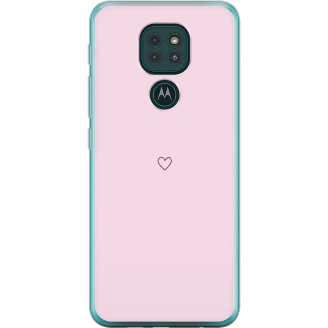 Mobiele hoes voor Motorola Moto G9 Play met Hart ontwerp
