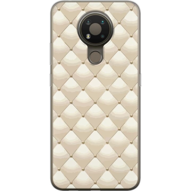 Mobiele hoes voor Nokia 3.4 met Goudglans ontwerp