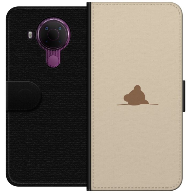 Portemonnee-hoesje voor Nokia 5.4 met Nalle ontwerp