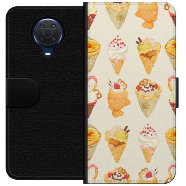 Portemonnee-hoesje voor Nokia G20 met Glasachtig ontwerp